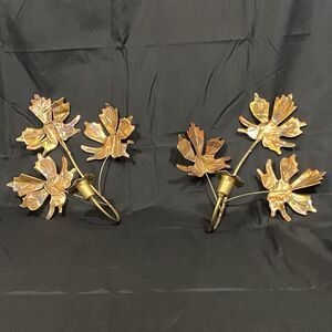 Gold Leaf Wall Sconces